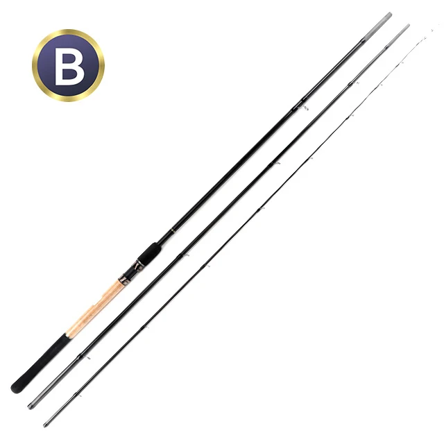 

wholesale ultralight 3.9M/4.2m carbon fiber 3 section lure action casting weight 5-15g match spinning fishing rods