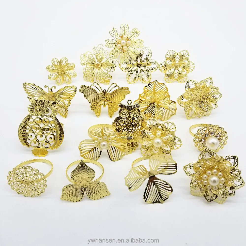 
Wrap Serviette Holder Wedding Banquet Party Dinner Table Decoration Home Decoration Flower Festival napkin Ring 