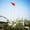 Top Quality Stainless Steel Internal Halyard Tapered Magnetic Flagpole Automatic Flagpole