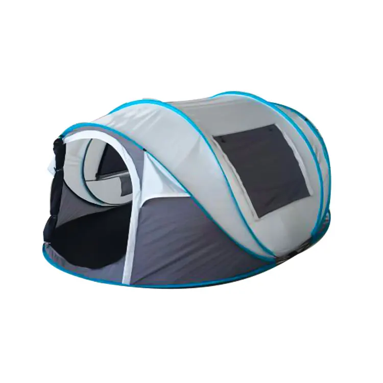 

Hot sale 2-4 person automatic opening camping tent 4 season Pop Up Windproof Outdoor Hiking Large Family Camping Tent, Customized;green