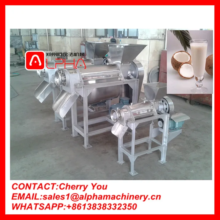 Coconut Powder Making Machine/coconut Milk Extractor/coconut Juice