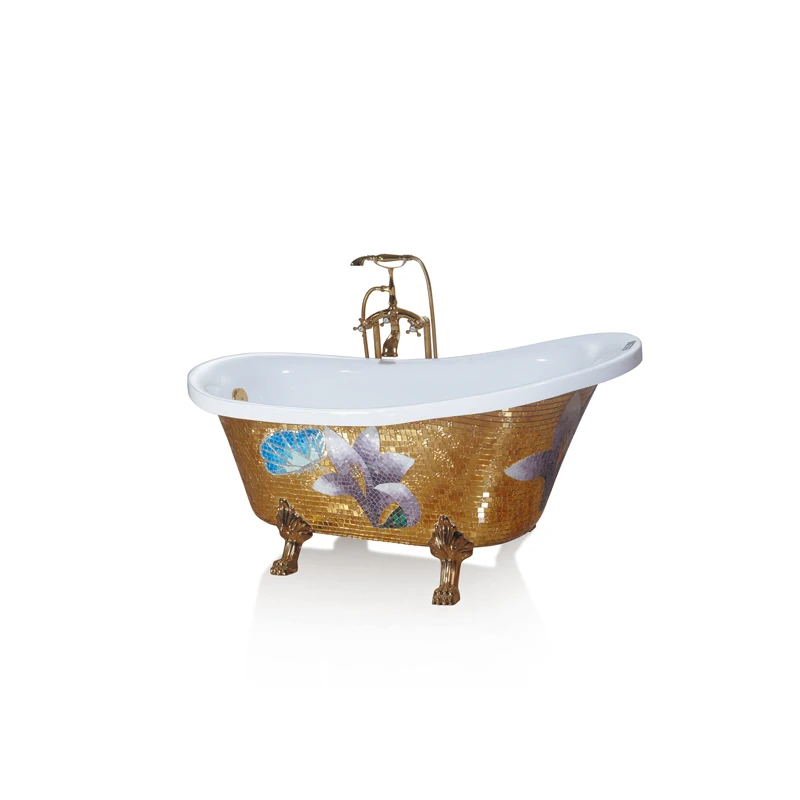 freestanding bath with claw feet