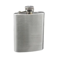 

Stainless Steel Aluminum Hip Flask For Storing Whiskey Brandy 1-18 oz Silver