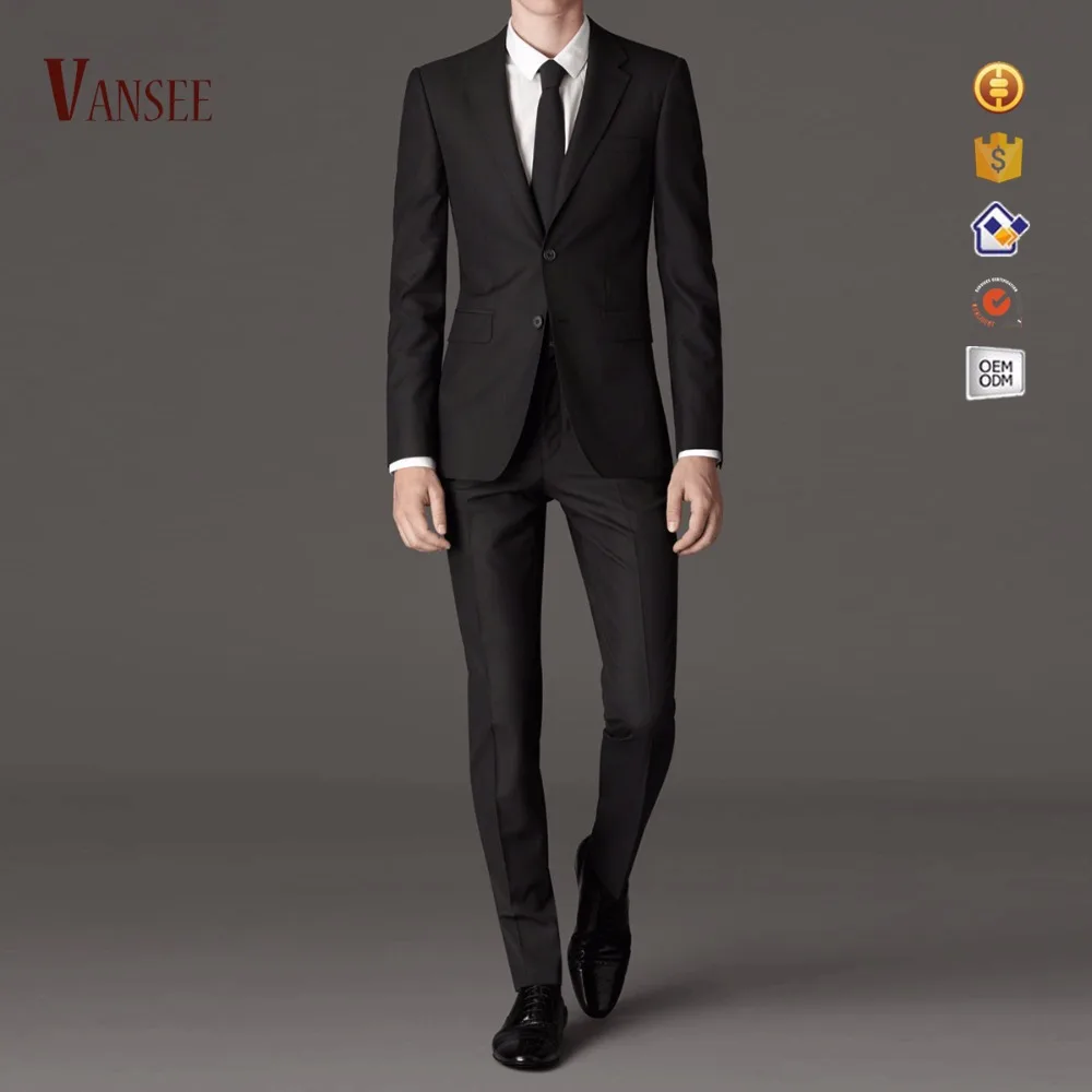 Korea Style Blazer And Pants Mens Slim Fit 2 Pieces Suits Wedding ...