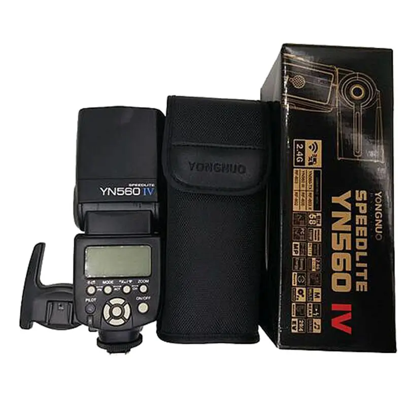 

Yongnuo YN-560IV 2.4G Wireless Dslr Camera Flash Speedlite For Canon EOS 5D Mark VI 80D 7DII