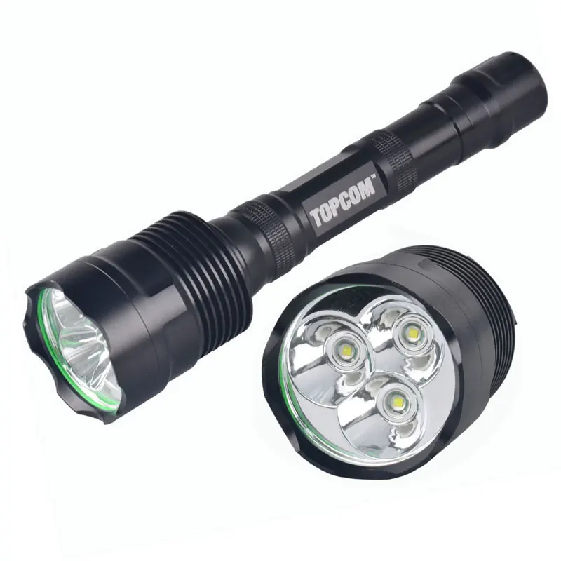 Most Lightness Water Resistant 3 XML-T6 3000 Torch Military Tactical led flashlight