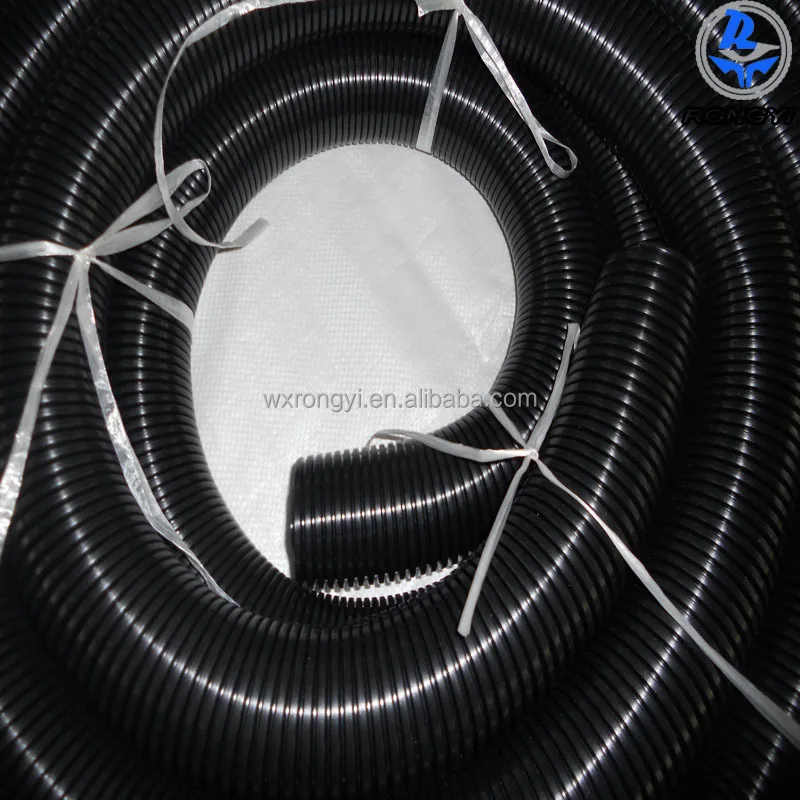 
black gray plastic vacuum hose 