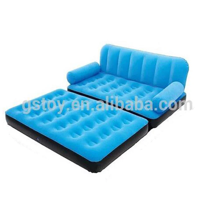 Custom Foldable Air Sofa Bed With Back Pillow Custom Foldable Air Sofa Bed With