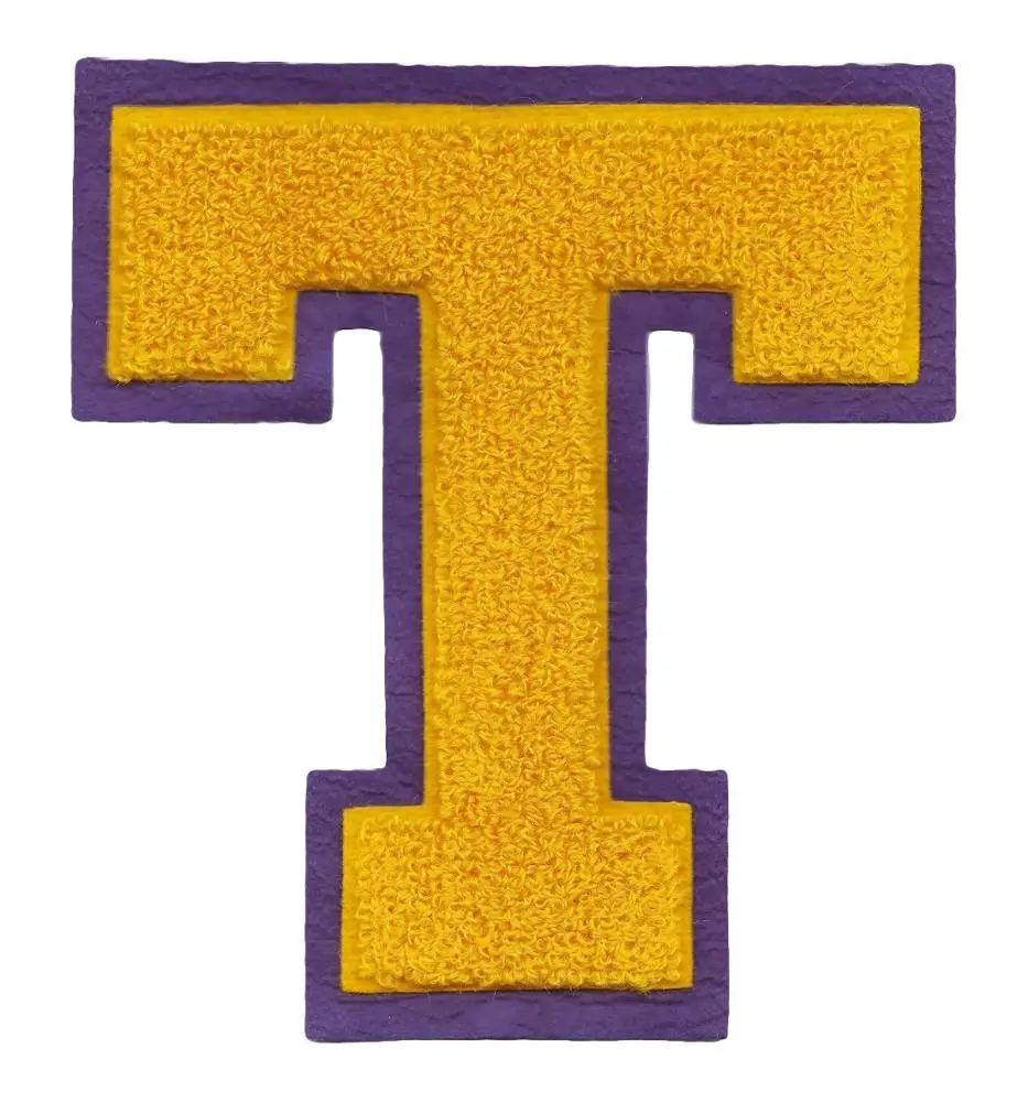 

Factory high quality alphabet patches with custom design