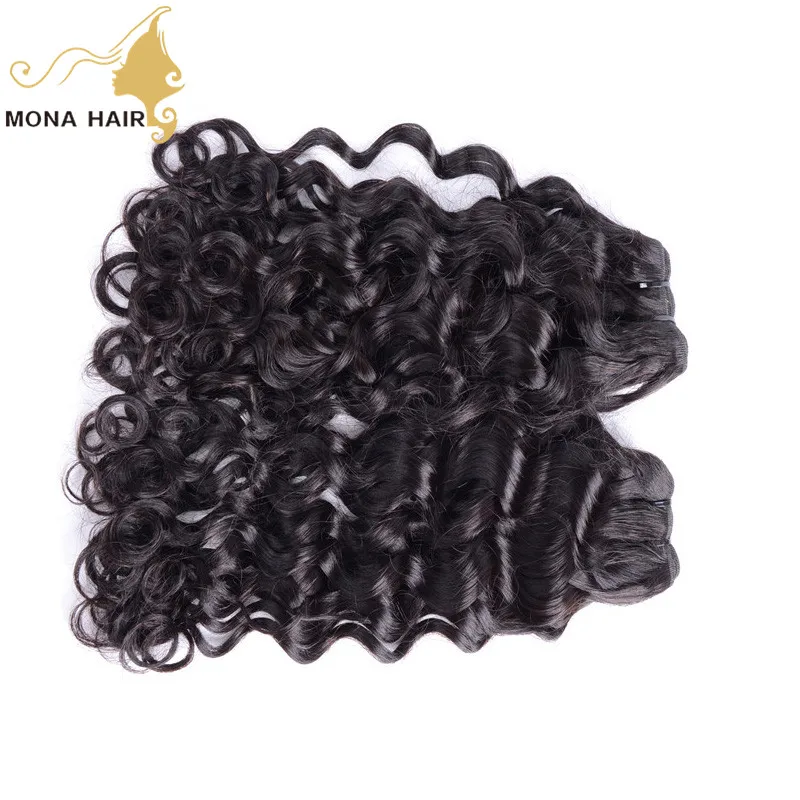 

Hot selling dropshipping hair extension black water wave hair bundle cambodian hair, Natural color can be dyed any color