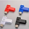Cheap Rotating Swivel OTG USB Flash drive dual U disk 16G 32GB 64GB memory stick for Cell phones