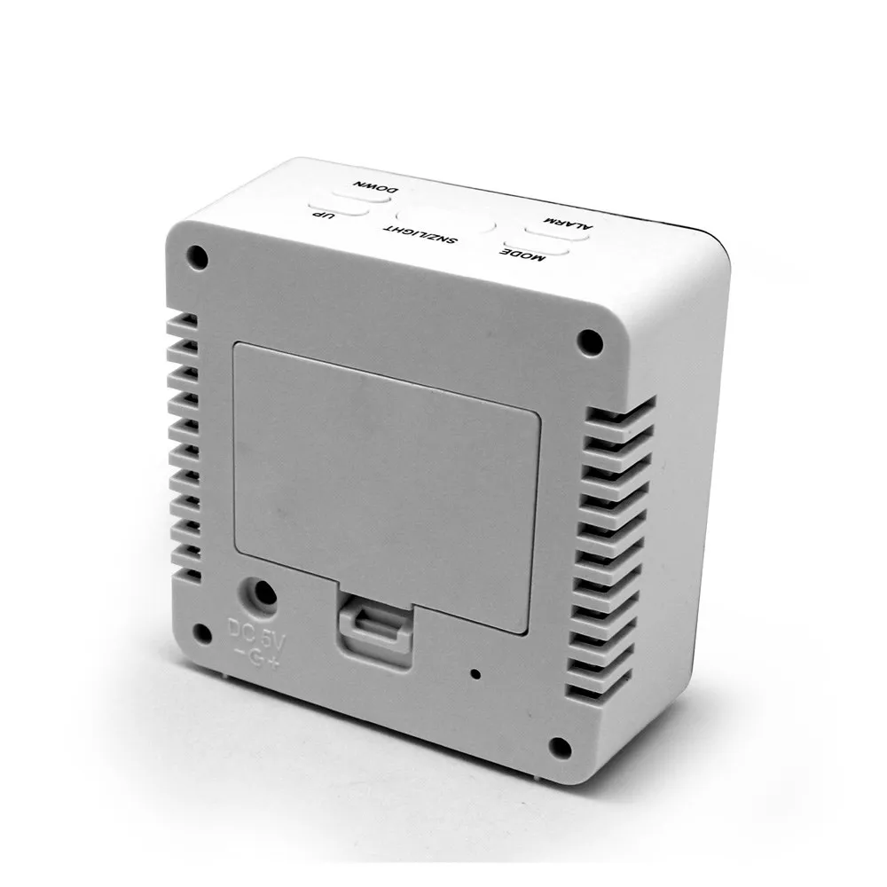 Led Mirror Alarm Clock With Night Mode Setting Two Level Brightness Digital Table Clock Buy