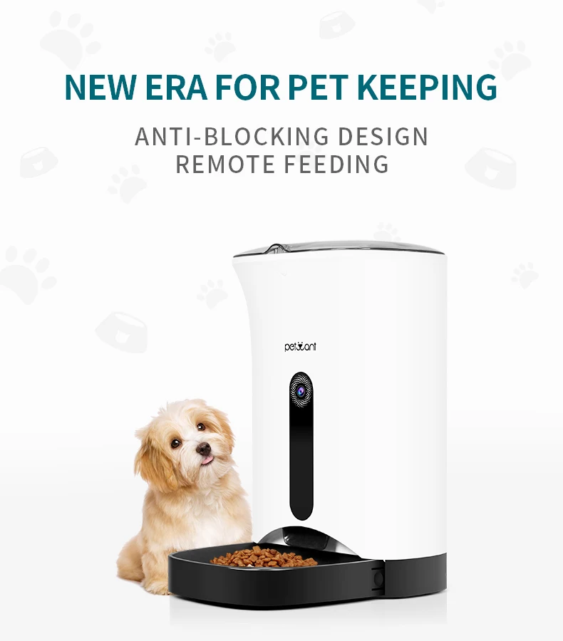 Automatic Pet Feeder Dog And Cat Food Dispenser With Portion