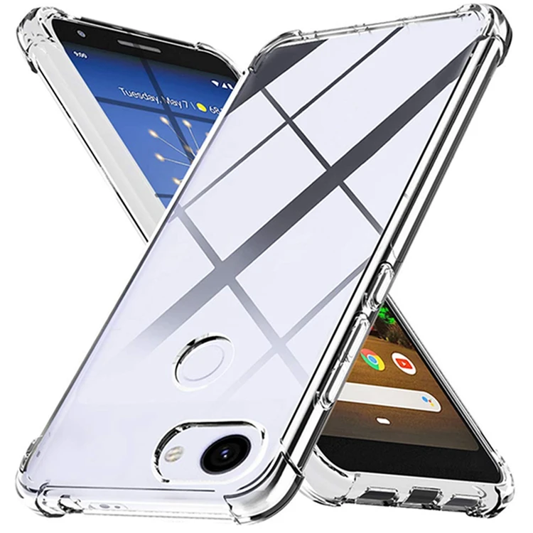 

Amazon Hot Flexible Soft Tpu Phone Case Back Cover For Google Pixel 3A Case, Clear