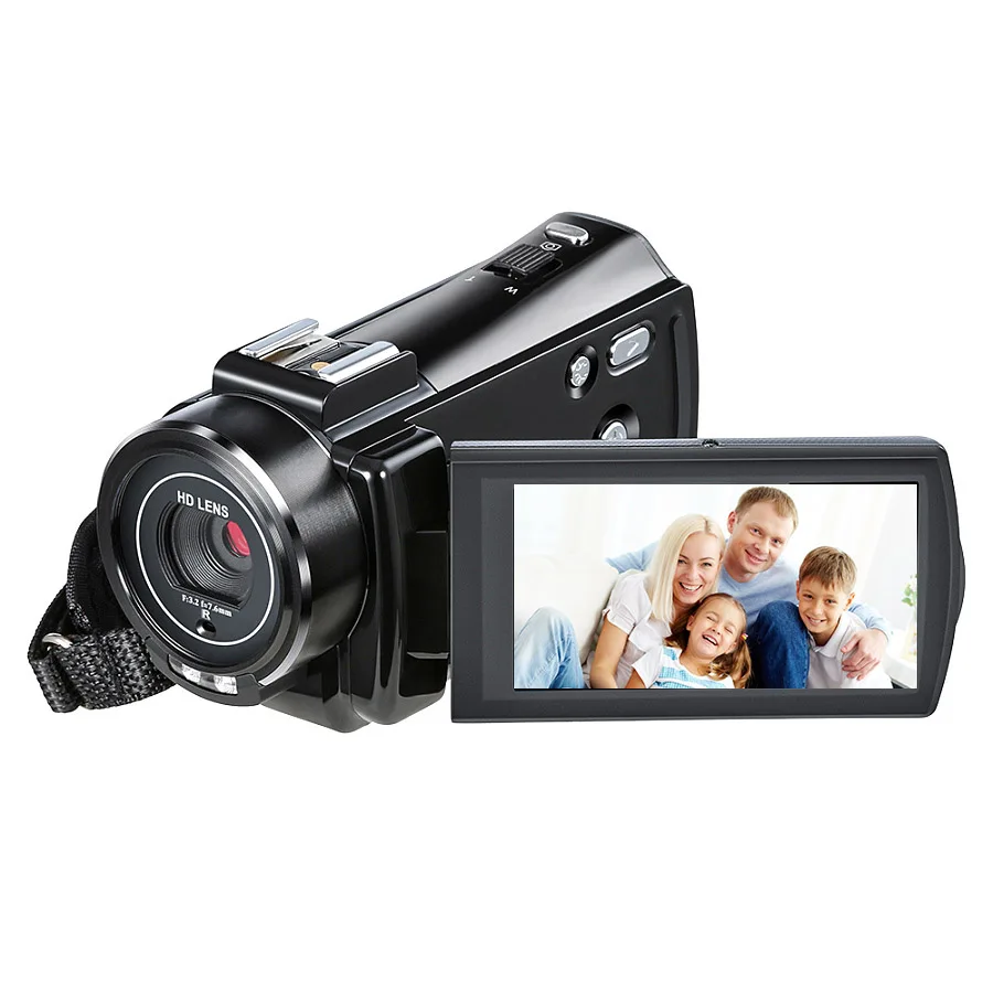 

Winait V7 Digital Video Camera 24Mp 1080P Full HD 3inch Screen 16X Zoom and Wireless Remote control video recorder, Black