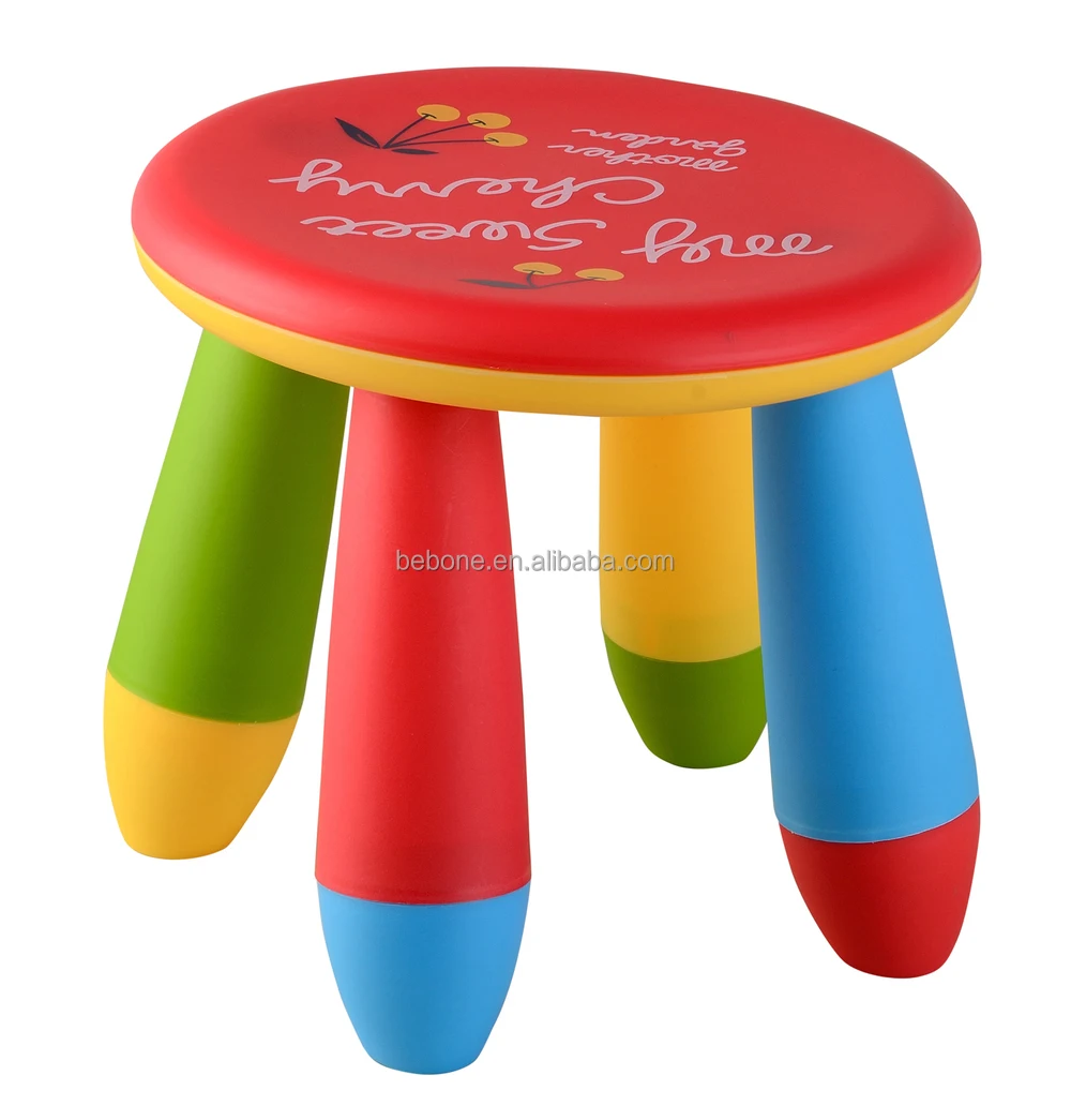 Plastic demountable stool chair for kids Kindergarten home
