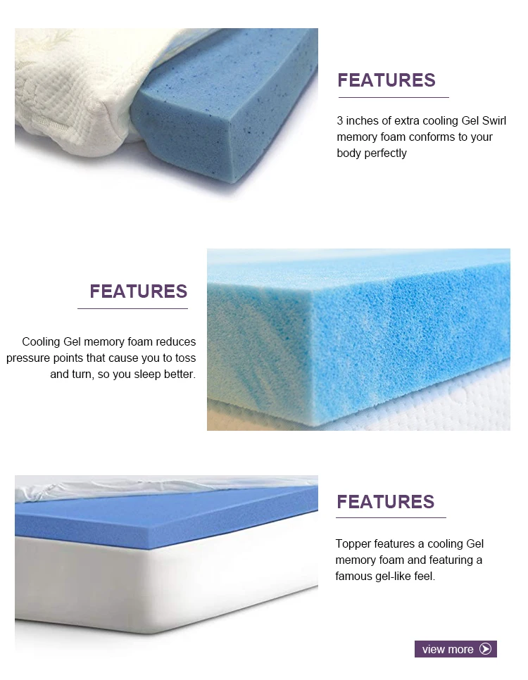 true sleeper memory foam mattress topper
