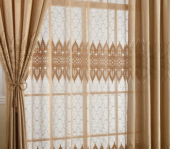 Cheap Polyester European Style Sheer Fabric Tulle Curtain Buy