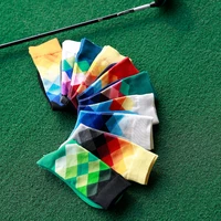 

Custom men tube cycling colorful dye sublimation 3d print socks