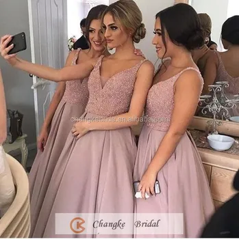 peach bridesmaid dresses