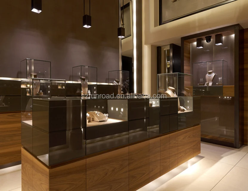 2018 commercial jewelry display showcase for jewelry shop decoration