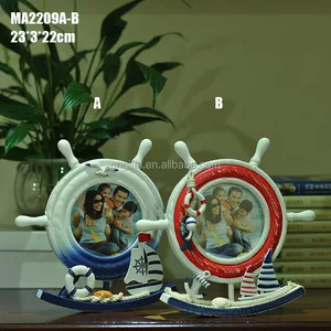 Image of Ywbeyond Mediterranean style middle size anchor photo frame home table decor photo frame wedding favors and gifts
