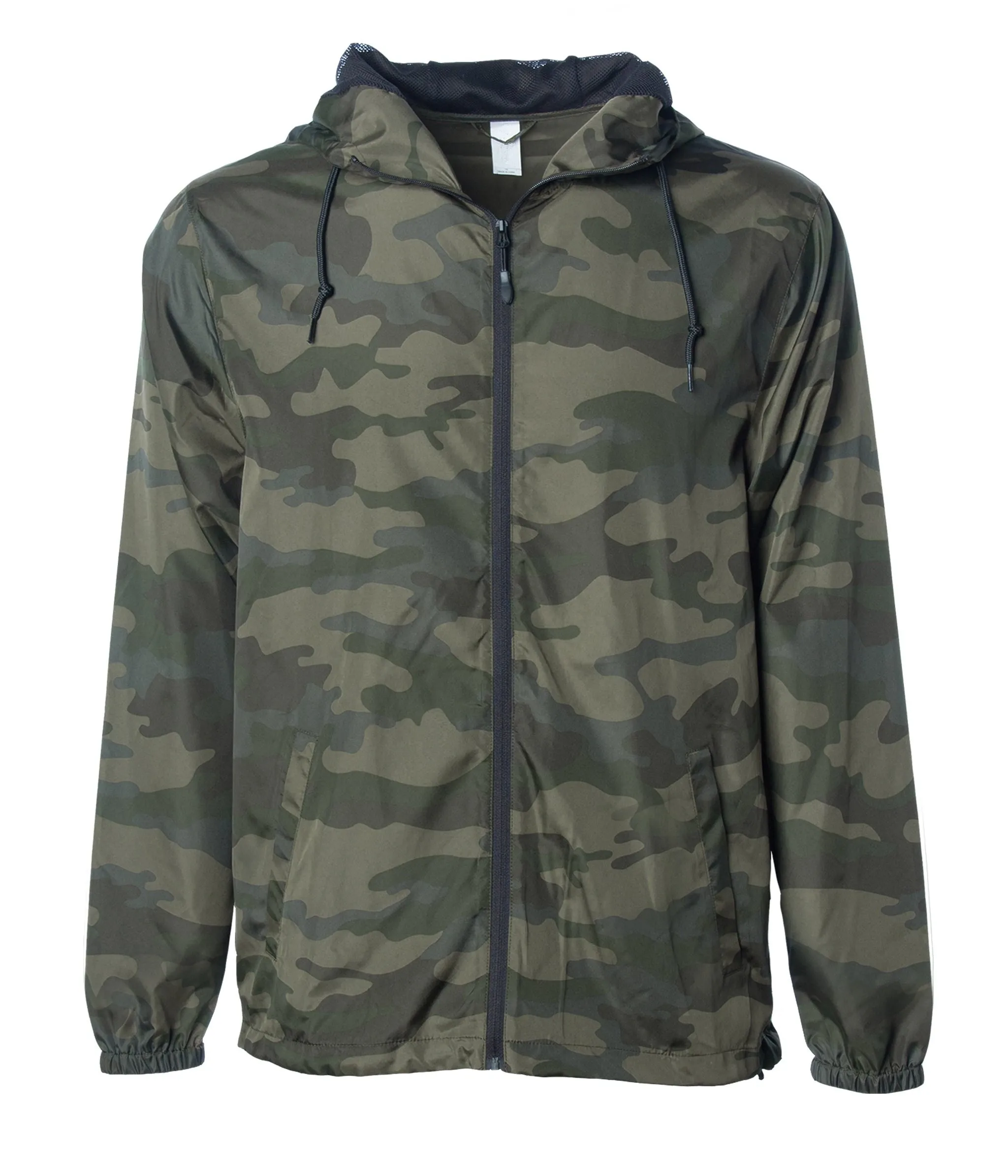 Camo Anorak Windbreaker Jacket