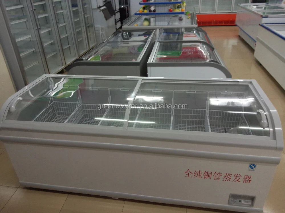 New 710l Supermarket Horizontal Freezer Deep Freezer With Shelf Buy