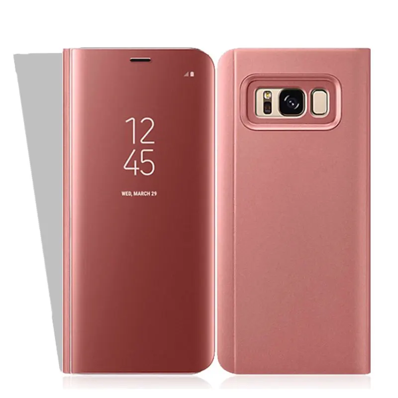 

Free Shipping Phone Cases Custom Wholesale Cell Phone Case Flips Cover Leather Mobile Phone Case for Samsung Galaxy S10, Pink