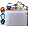 Fireproof Security Storage Document Bag with Non-itchy Silicon Coated For Bank and House Records