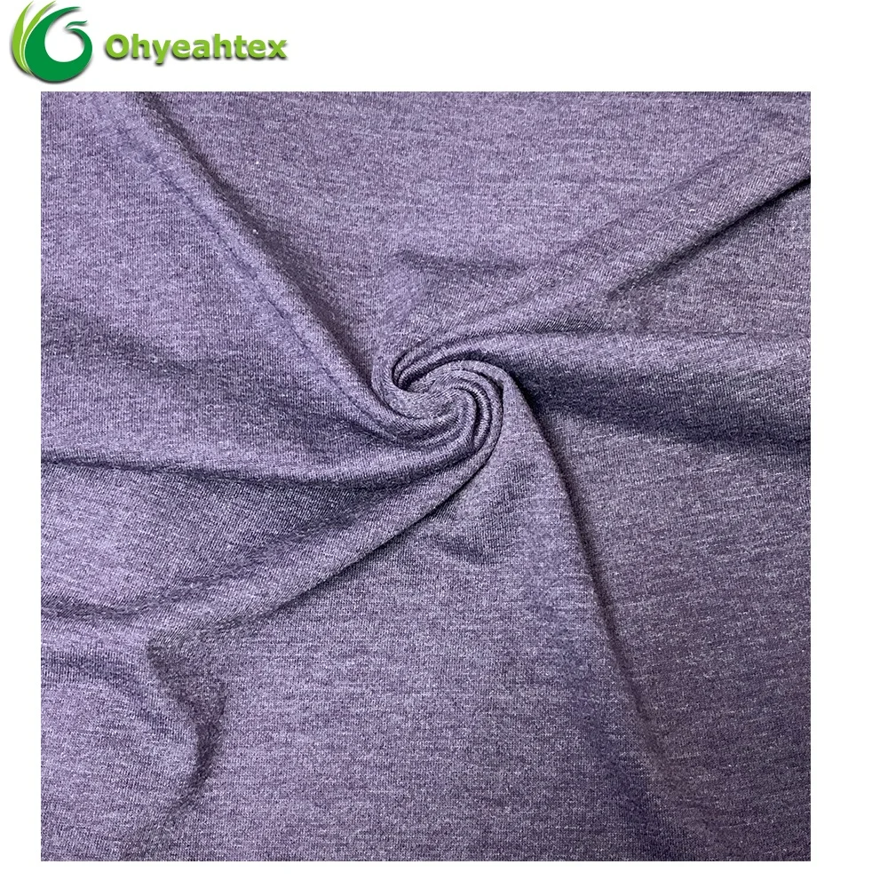 Eco-friendly Knitted Dyed Cvc 60/40 Fabric For T-shirt - Buy Cvc 60/40 ...