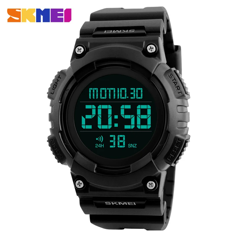 

2017 Hot Sale 1248 LCD Digital Display Hour multi-function Watch Relojes skmei in stock 1248, N/a