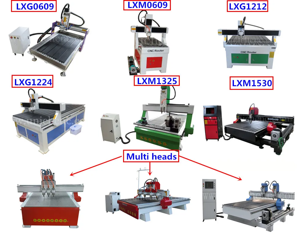 China made LXM1325 wood cnc router for engraving and cutting