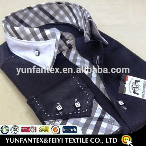 
2020 latest fashion manufactures 100 cotton cheapest Italy collar shirt for men 