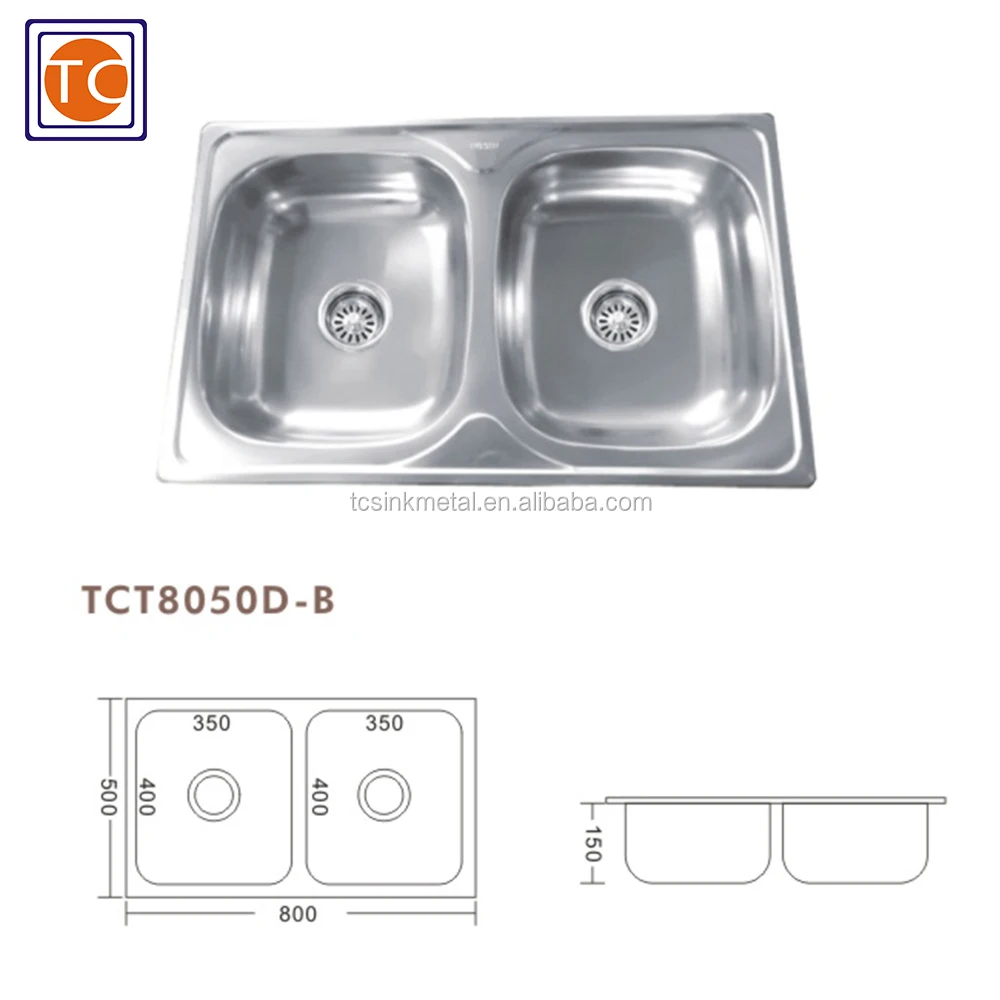 800x500mm Size Sound Deadening Pads Sink With 201 Material,Polish