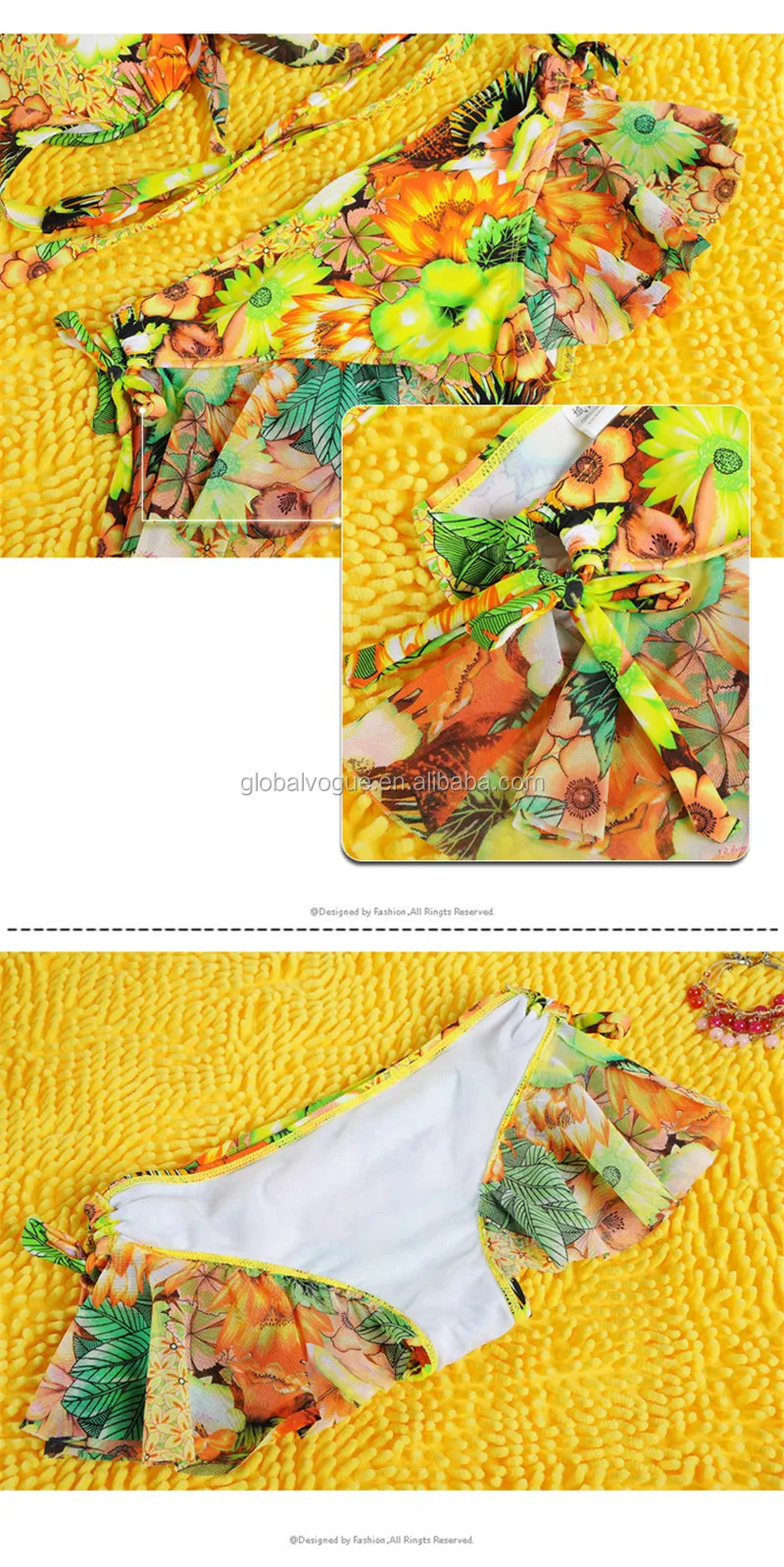 Sexy Fashion Couple Beachwear Beach Summer Bikini Threepiece Couple