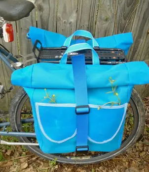 waxed canvas panniers