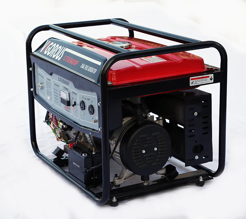 Recoil/electric Start Dual Fuel Generators 6kw - Buy Generators,Dual ...