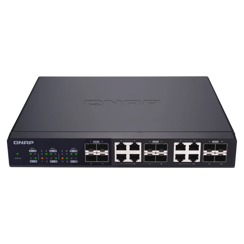 QNAP QSW-1208-8C 12 Port Unmanaged 10GbE Network Switch