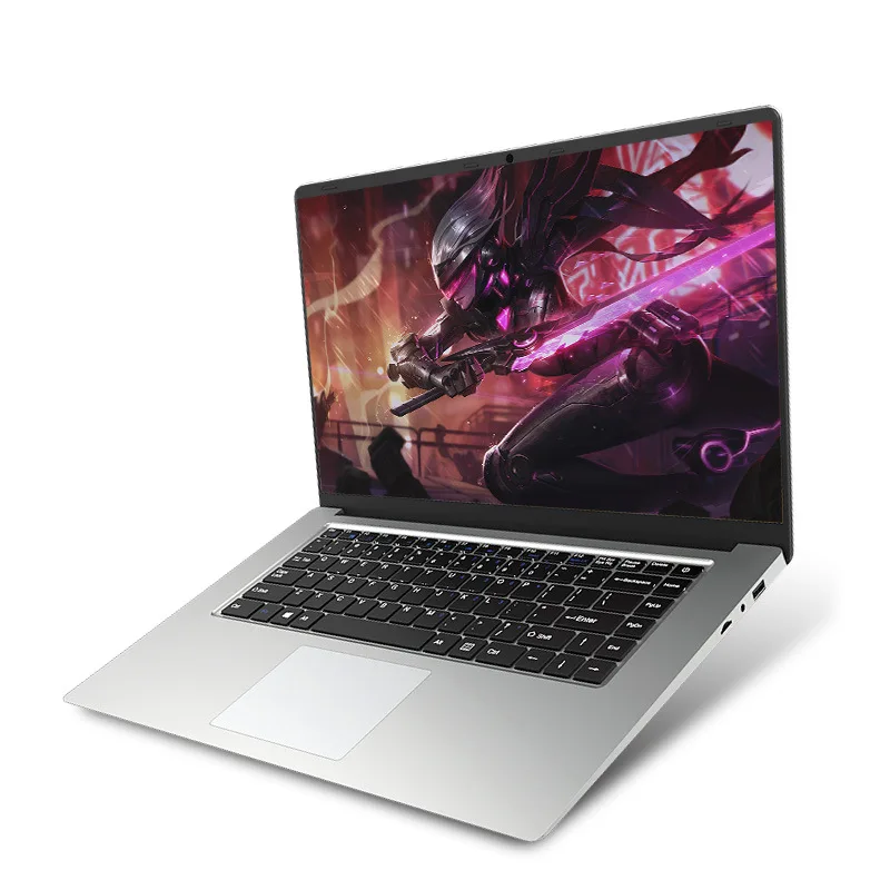 

Hot Selling 15.6'' Slim Laptop Intel Celeron J4115 Quad Core 8GB RAM 256GB SSD Windows 10 Netbooks, Silver