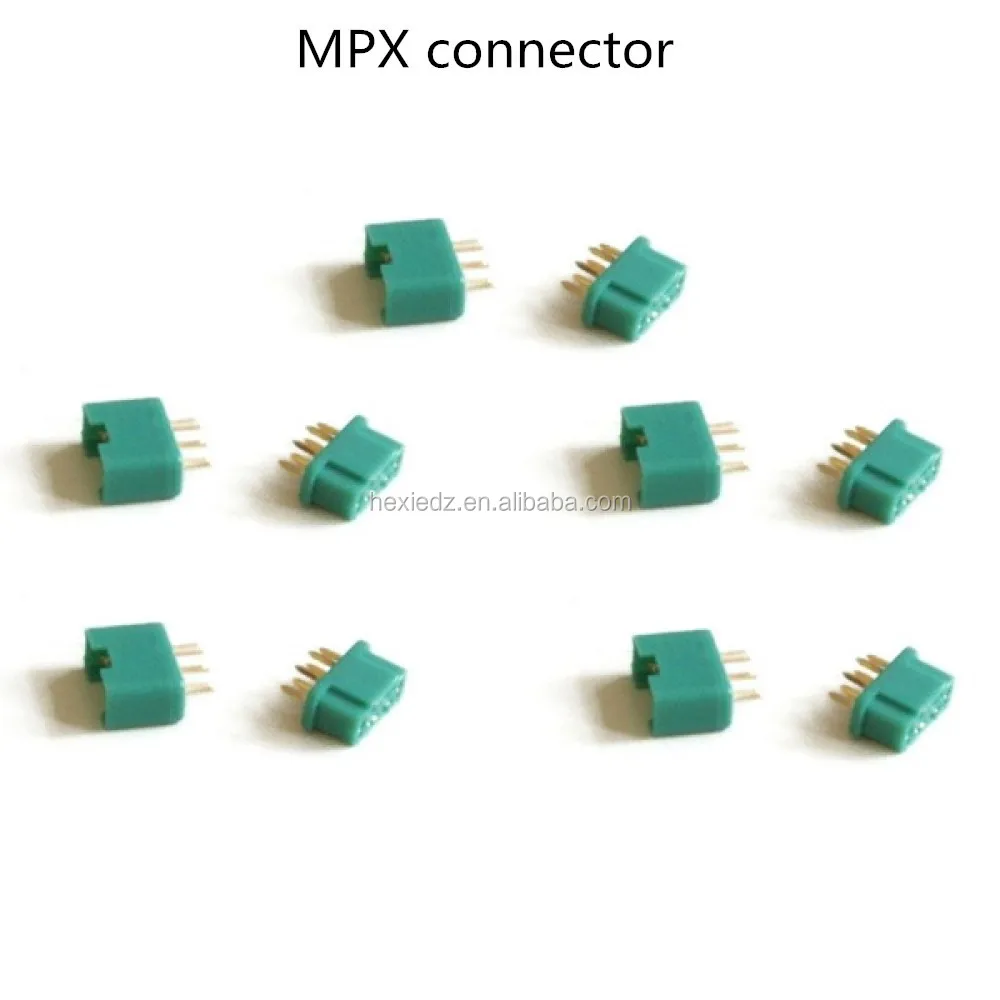 Mpx Multiplex Connectors 6 Pin Mpx Plug For Rc Lipo Battery Male And