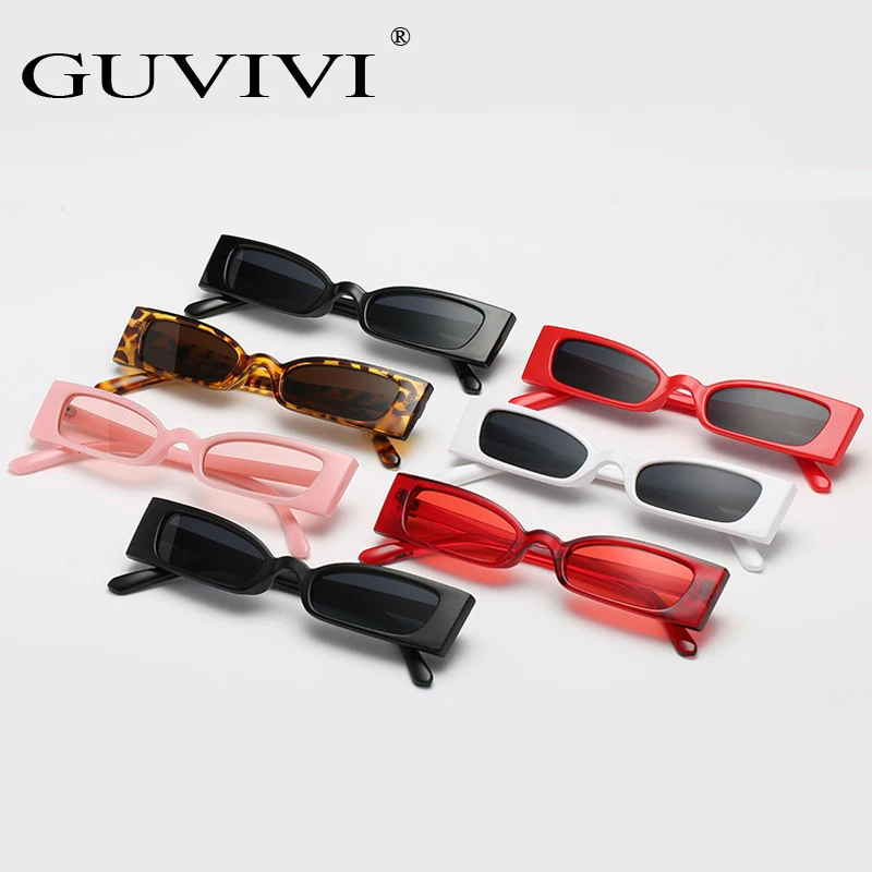 

GUVIVI New Fashion China products sunglasses Small Square Whole sale UV 400 ce sunglasses, Pink;rose gold;red;blue;green