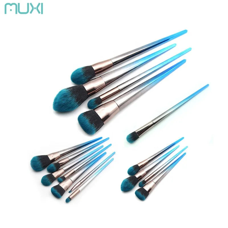 

Muxi High Quality Makeup Brush Sets Foundation Brush Mix Powder Blush/Concealer Eye Shadow Makeup/Brush Set, Blue