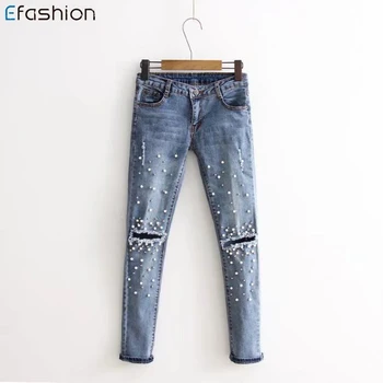 ladies pearl jeans