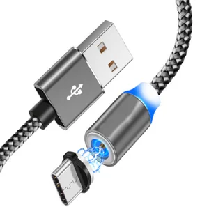 1m Braided 3 1 Magnetic USB Charging Cable