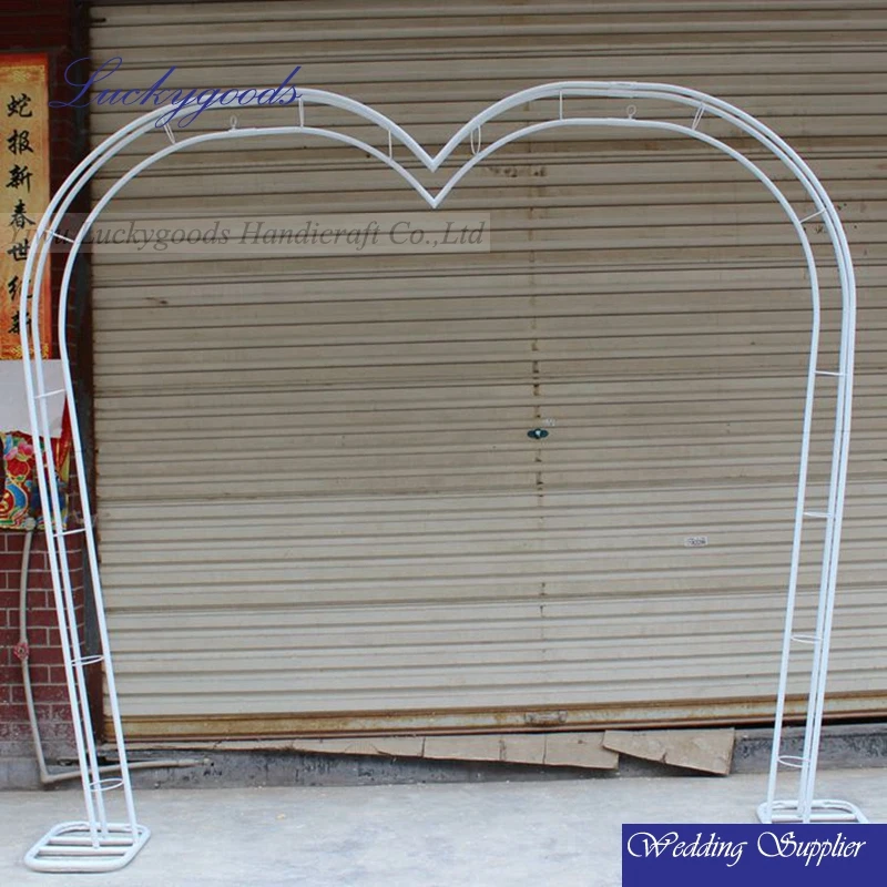 
2015 hot sale decorative white wedding arch wholesale 