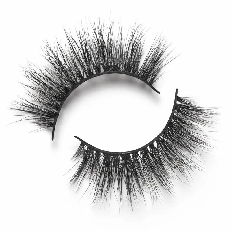 

Full Strip Lashes long dramatic 3d Mink Eyelashes Private Label 25mm eyelashes, Black