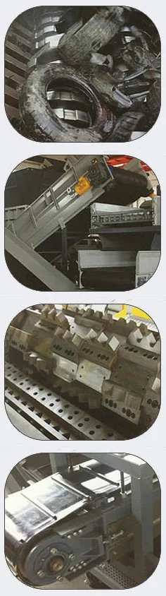 Large Capacity Small Tire Recycling Machine For Sale Small Tyre Shredder