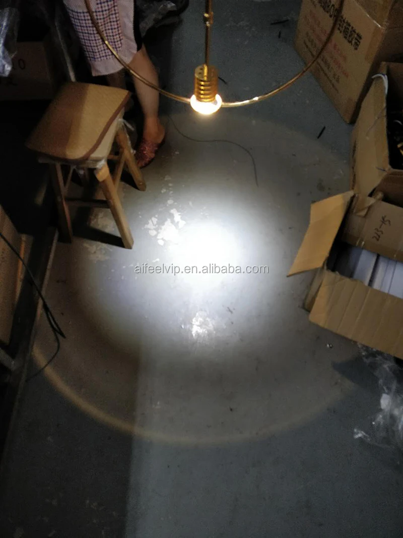 New decorative iron cage light gold color luxury circle ring pendant light for corridor