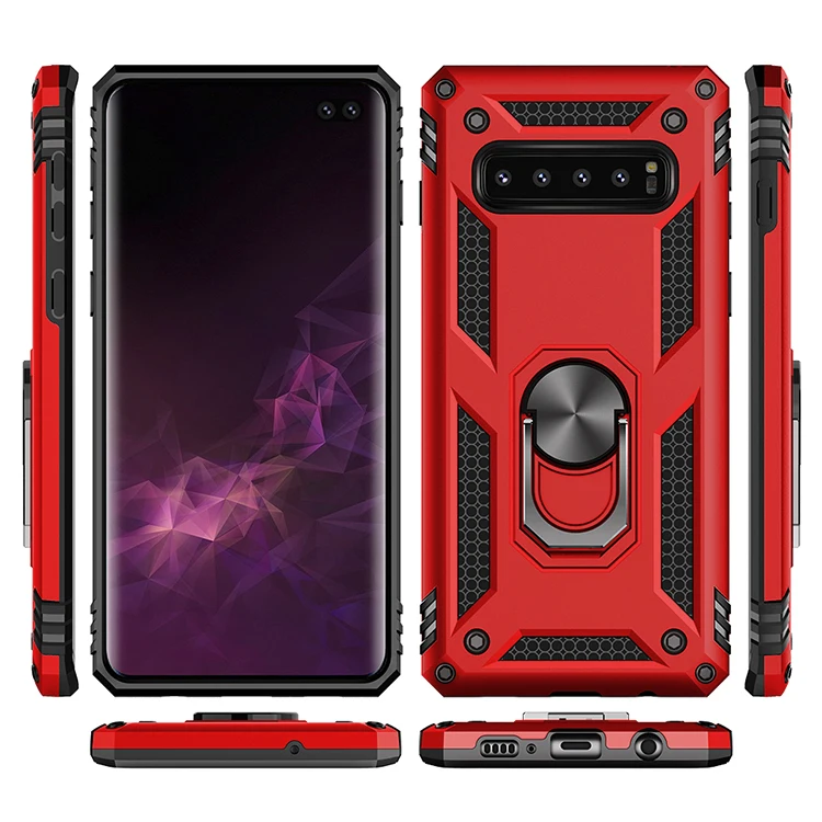 

AICOO New Military Shockproof Armor Series Case Kickstand TPU Phone Case Cover for Samsung S10 S10 Plus S10 5g, N/a